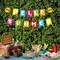 Hello Summer Banner - No DIY, Summer Banner for Summer Party Decorations, Hello Summer Sun Signs for Birthday Beach Pool Decorations, Tropical Party Decorations